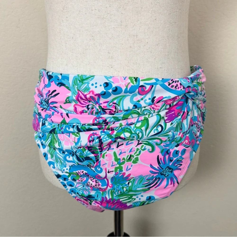 Lilly Pulitzer Pink and Blue Floral Bikini - Picture 8 of 16